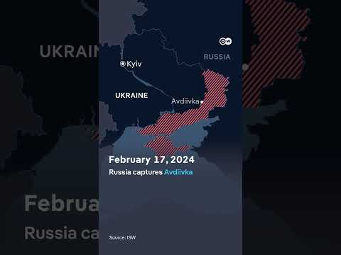 The shift of the front line between Ukraine and Russia over the last four years | DW News