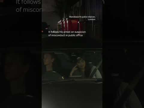 Exclusive: Watch moment Mandelson leaves police station