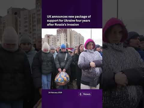 UK announces new package of support for Ukraine four years after Russia’s invasion