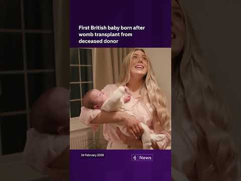 Baby boy is first British child born after womb transplant from deceased donor