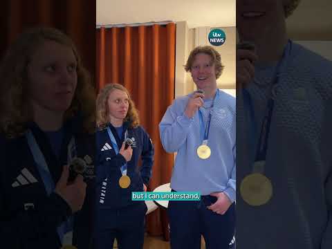 Gold medalists Huw Nightingale and Charlotte Bankes answer some questions about the Winter Olympics