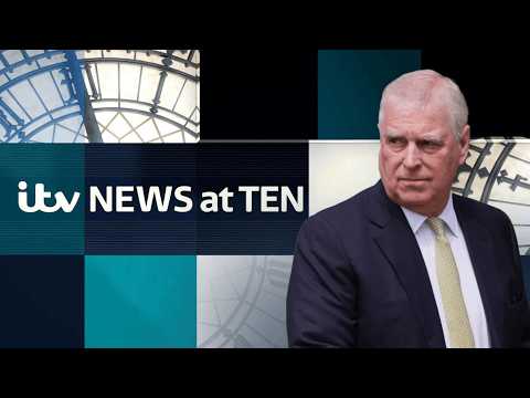 Watch ITV News at Ten live as ministers set to release documents on Andrew’s role as trade envoy