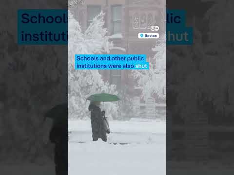 US East Coast struggles with snowstorm aftermath | DW News