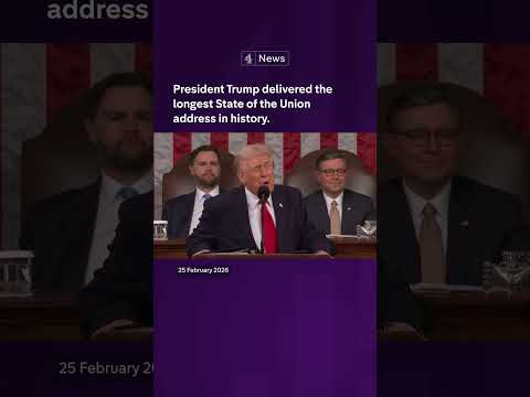 President Trump delivered the longest State of the Union address in history
