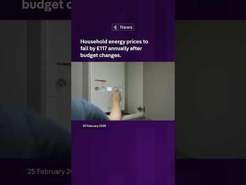 Household energy prices to fall by £117 annually after budget changes