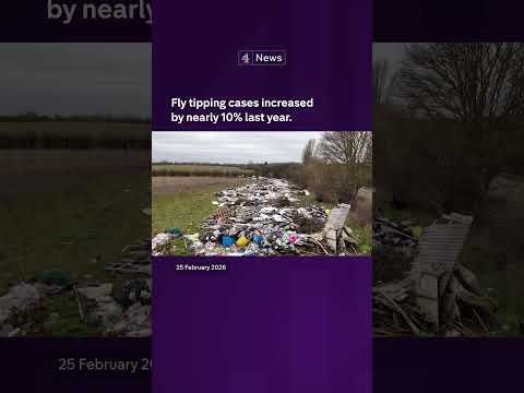 Fly tipping cases increased by nearly 10% last year