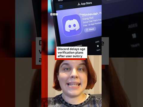 Discord delays age verification checks after backlash. #Discord #Gaming #BBCNews
