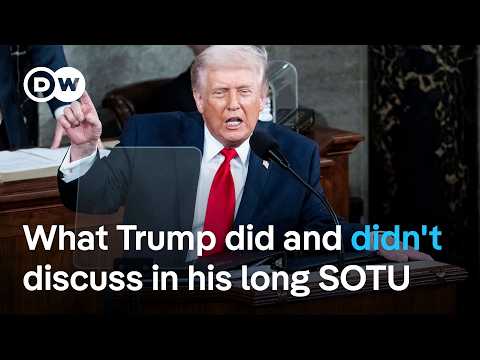 Trump says the ‘State of the Union is strong’ — do most Americans believe him? | DW News