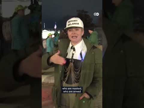 Activists dressed as frogs call out Trump’s ‘State of the Swamp’ | DW News