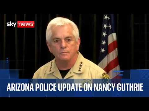 Police news conference following disappearance of US TV presenter Savannah Guthrie’s mother