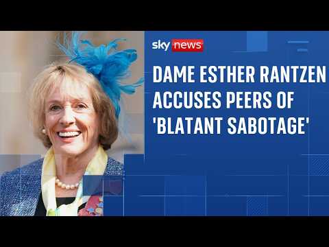 Dame Esther Rantzen accuses peers of ‘blatant sabotage’ of assisted dying bill