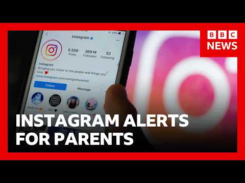 Instagram to alert parents if teens search for self-harm and suicide content | BBC News