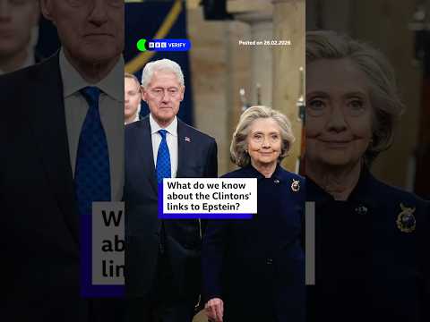 What do we know about the Clinton’s links to Epstein? #Clintons #BBCNews