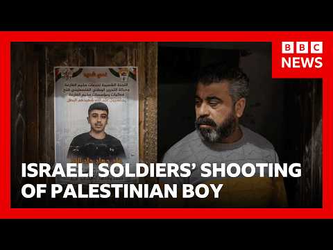 Israeli soldiers shot a Palestinian boy and stood around as he bled to death, video shows | BBC News