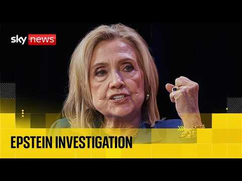 Hillary Clinton due to testify before Congress committee in Epstein investigation