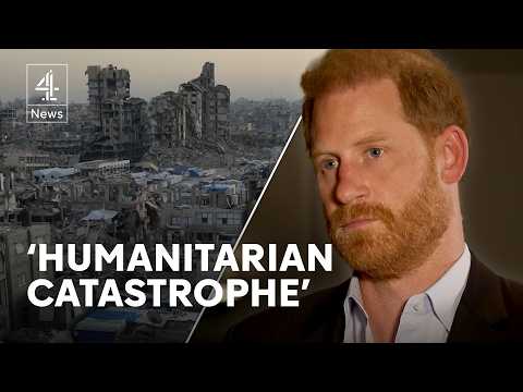 Prince Harry calls for aid corridors to be opened in Gaza