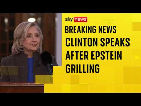 Clinton says she was asked about UFOs and Pizzagate during Epstein hearing