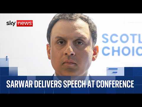 Anas Sarwar speaks at Scottish Labour conference