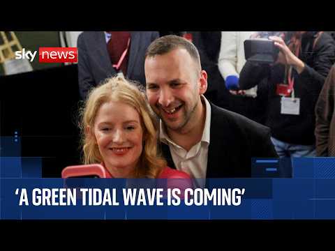 Green Party’s Zack Polanski and Hannah Spencer hold news conference following by-election victory