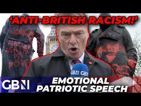 ‘This SHAMES our nation’ | Martin Daubney OUTRAGED over Churchill statue defaced with graffiti
