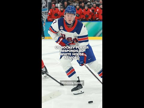 US hockey player responds to White House AI video