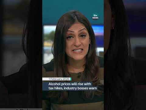 Alcohol prices will rise with tax hikes, industry bosses warn #itvnews #news