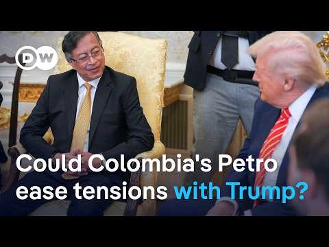 Colombia’s President Gustavo Petro meets with Donald Trump at the White House | DW News
