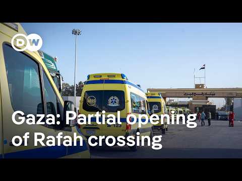 As Israel tests partial reopening of Rafah crossing with Egypt, what changes for Gazans? | DW News