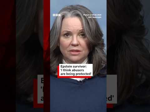 Epstein survivor: “I think abusers are being protected”. #EpsteinFiles #Epstein #News #BBCNews