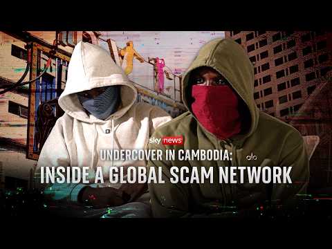 Sky News goes undercover in Cambodia scam centre