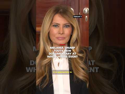 Melania Trump touts new documentary at White House event