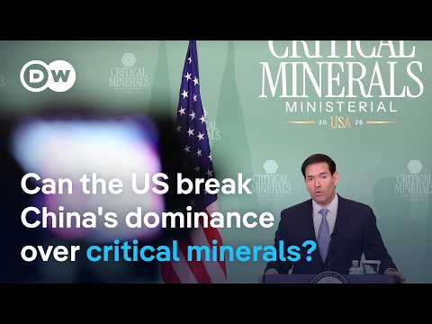 How the US aims to break China’s dominance over critical minerals | DW News