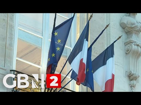 WATCH: French President Emmanuel Macron welcomes EU Council President Antonio Costa
