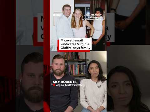 Ghislaine Maxwell email about Andrew photo vindicates Virginia Giuffre – family. #Epstein #BBCNews