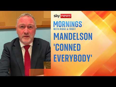 ‘I feel like I’ve been punched in the stomach’ by Mandelson, says Reed