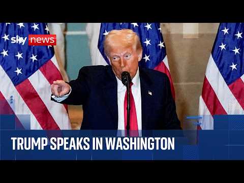 Trump speaks at National Prayer Breakfast in Washington
