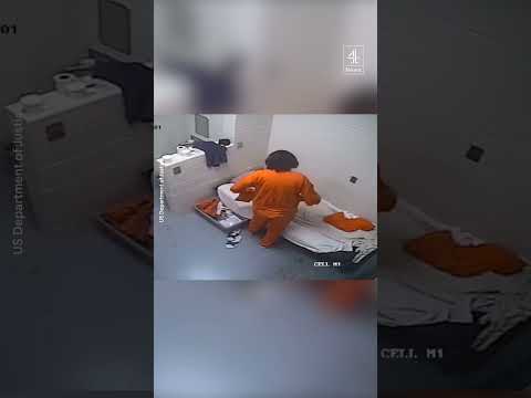 Footage inside Ghislaine Maxwell’s prison cell released in Epstein files