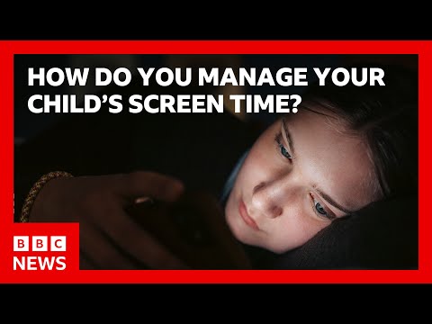 How do you manage your child’s time on social media and phones? | BBC News