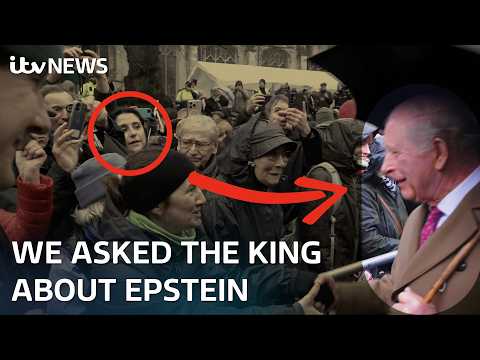 King Charles faces questions in public about Andrew and the Epstein files | ITV News
