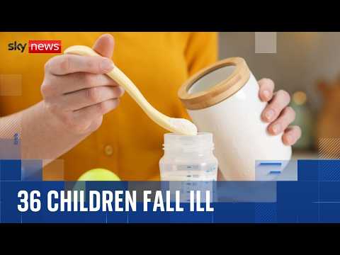 Baby formula: UKHSA investigating 36 cases of children falling ill linked to recalled batches