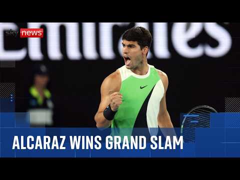 How Carlos Alcaraz completed record-breaking career Grand Slam