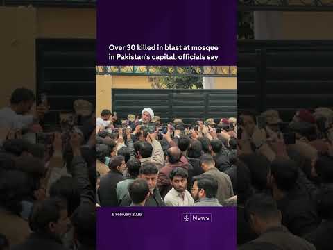 Over 30 killed in blast at mosque in Pakistan’s capital, officials say