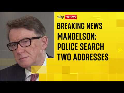 Met Police search addresses related to Mandelson investigation