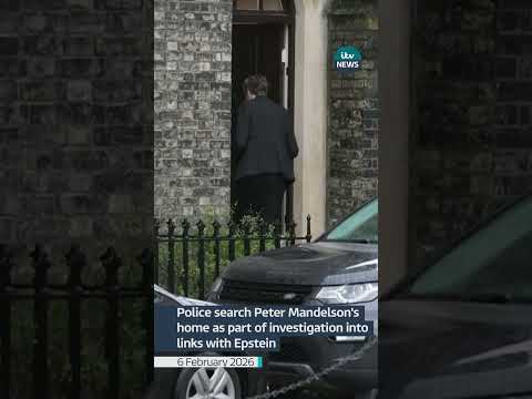 Police searching two addresses linked to Peter Mandelson | ITV News