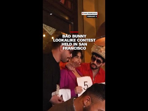 Bad Bunny lookalike contest held in San Francisco
