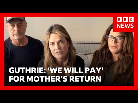 US news anchor Savannah Guthrie says ‘we will pay’ in plea for mother’s return | BBC News