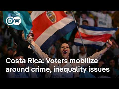 Costa Rican president galvanizes right-wing base to vote for successor Laura Fernandez | DW News