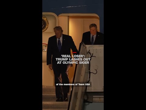 ‘Real loser’: Trump lashes out at Olympic skier