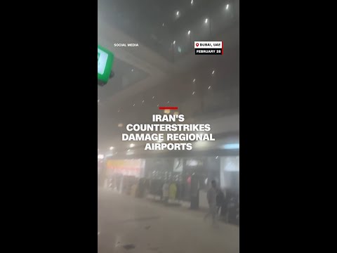 Iran’s counterstrikes damage regional airports