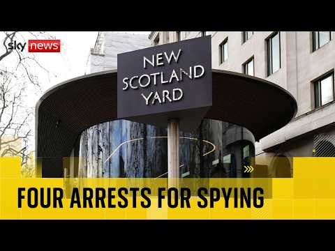 Four arrested on suspicion of spying on Jewish community for Iran, Met Police says